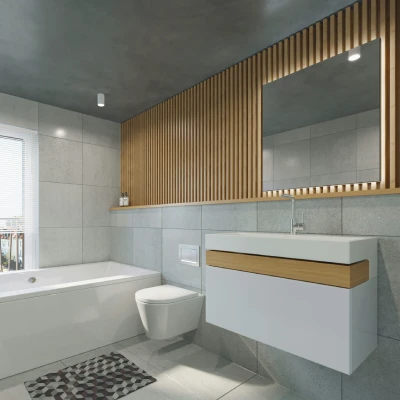 reforma de bano en piso de la madrila